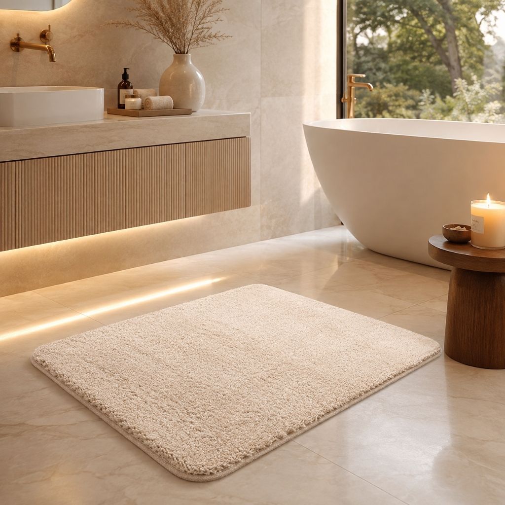Plush Absorbent Non-Slip Bathroom Mat