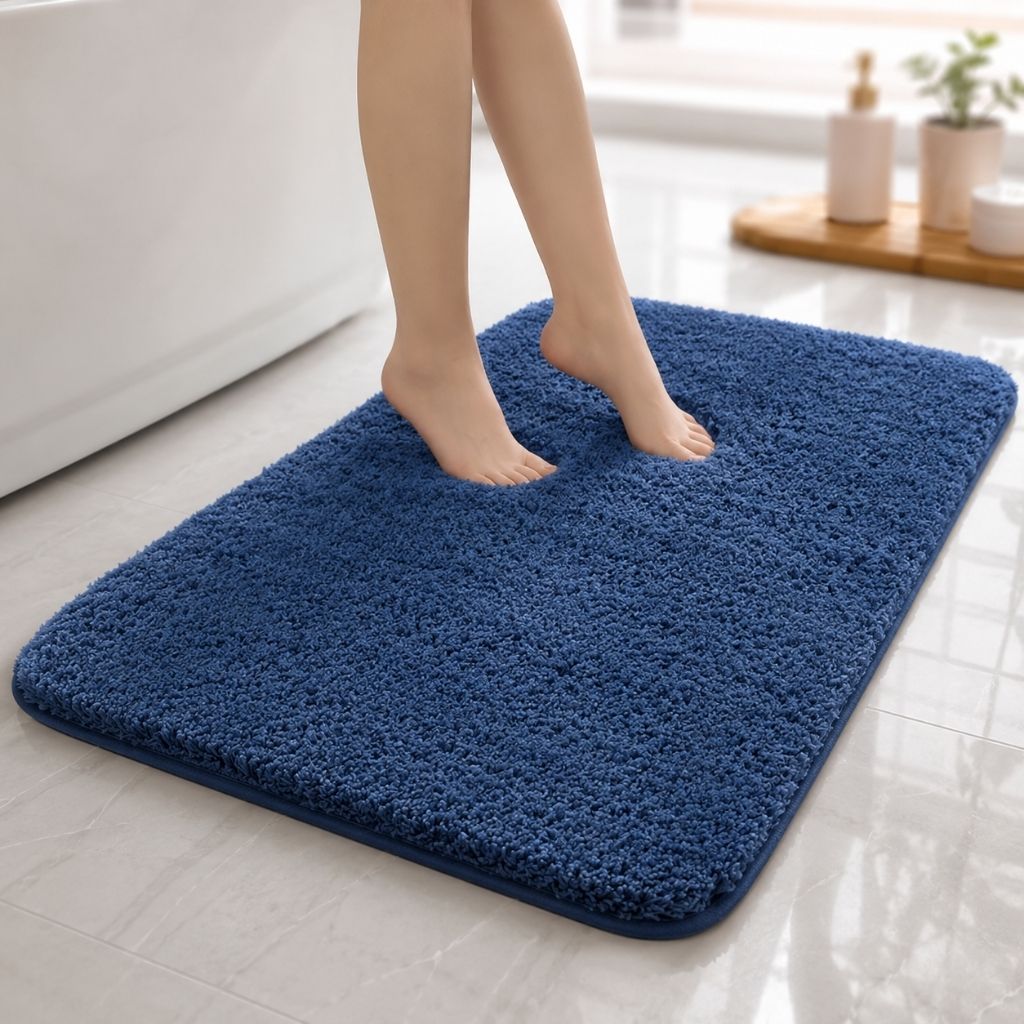Plush Absorbent Non-Slip Bathroom Mat