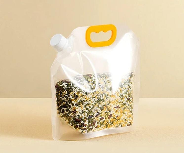 Portable Transparent Grain Storage Bags by Lattea - Lattea Global