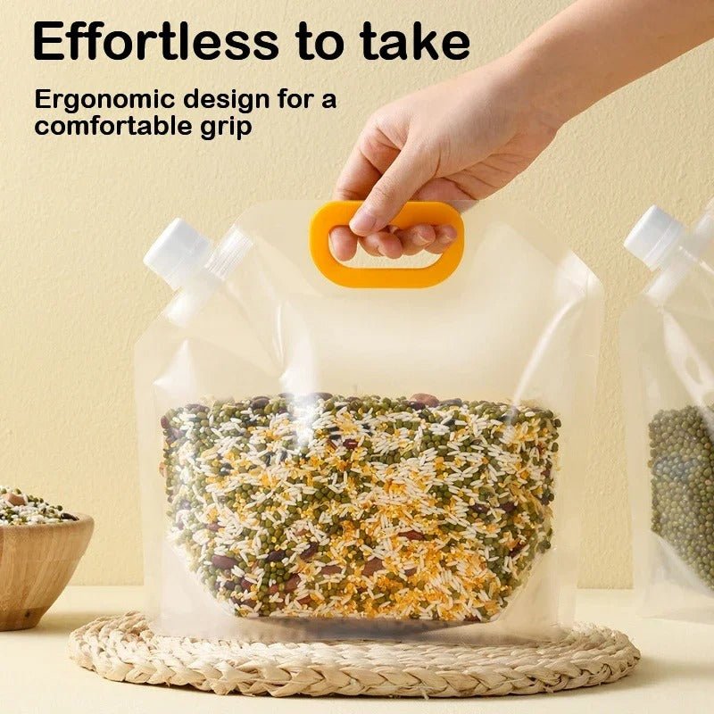 Portable Transparent Grain Storage Bags by Lattea - Lattea Global