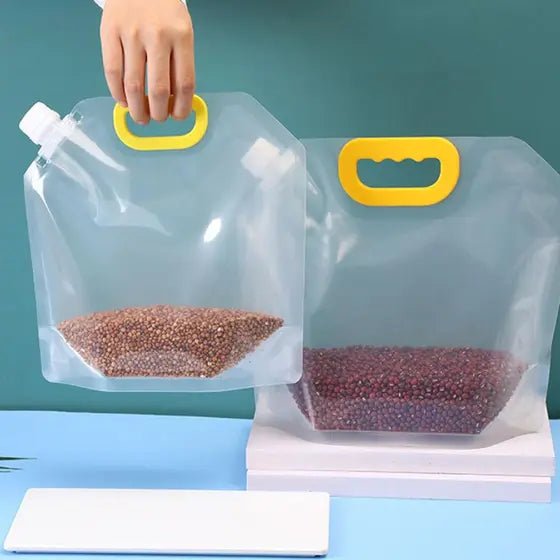 Portable Transparent Grain Storage Bags by Lattea - Lattea Global
