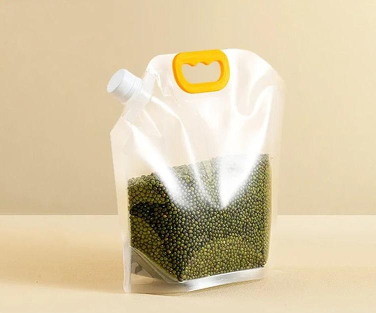 Portable Transparent Grain Storage Bags by Lattea - Lattea Global