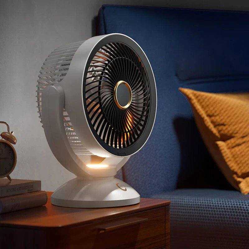 Portable Wireless Air Cooling Fan with Night Light - Lattea