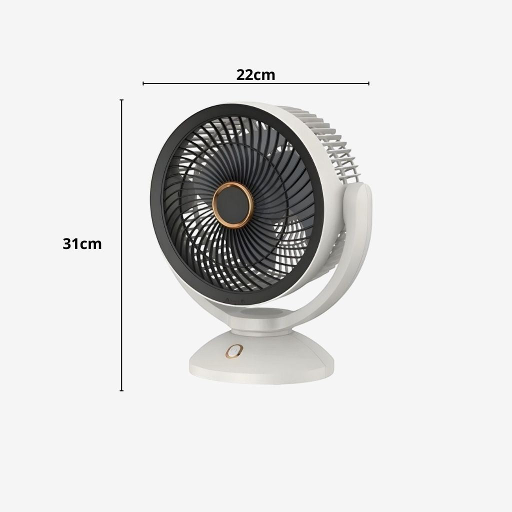 Portable Wireless Air Cooling Fan with Night Light - Lattea