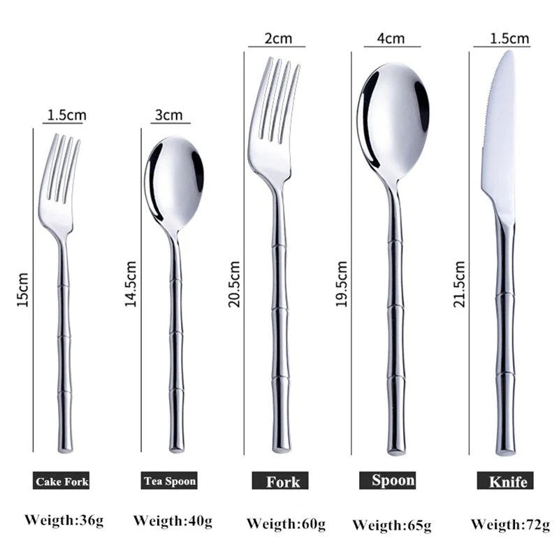 Premium Flatware Utensils Set – Modern & Durable Cutlery