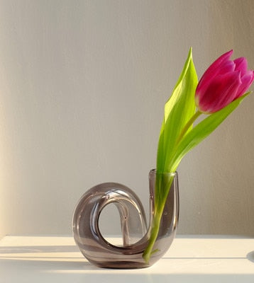 Artistic Loop Hydroponic Vase & Candle Holder