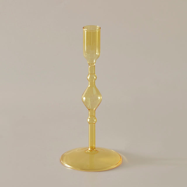 Harlow Handblown Glass Candlestick Holders