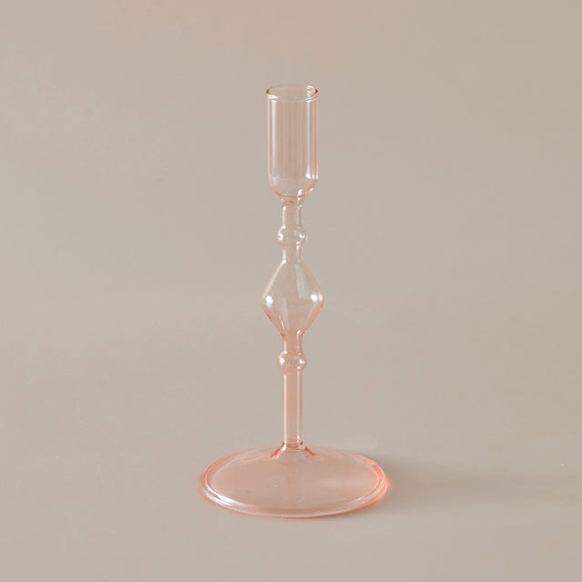 Harlow Handblown Glass Candlestick Holders