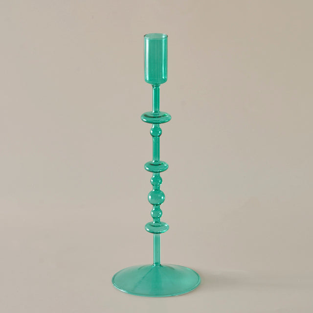 Harlow Handblown Glass Candlestick Holders