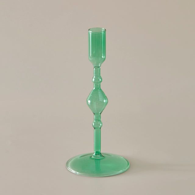 Harlow Handblown Glass Candlestick Holders