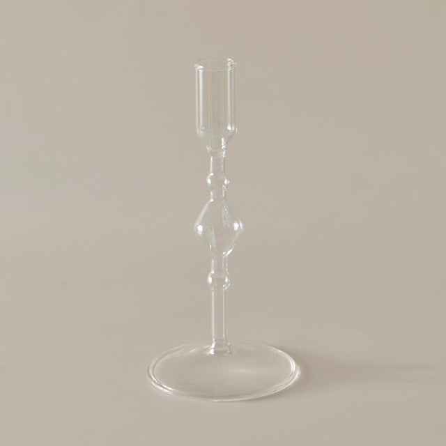 Harlow Handblown Glass Candlestick Holders