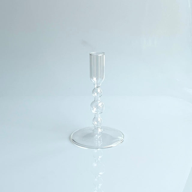 Harlow Handblown Glass Candlestick Holders