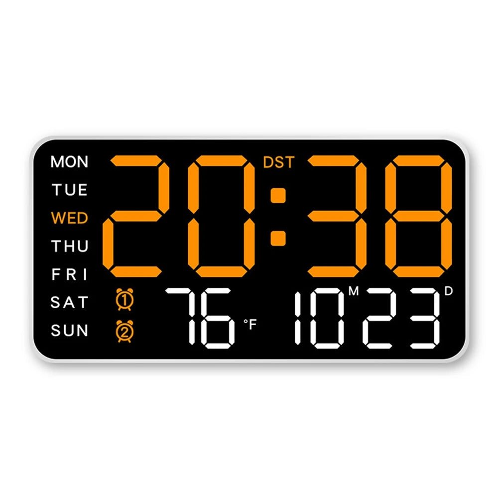 Productivity LED Alarm Clock - Calendar & Voice Activated - Lattea Global