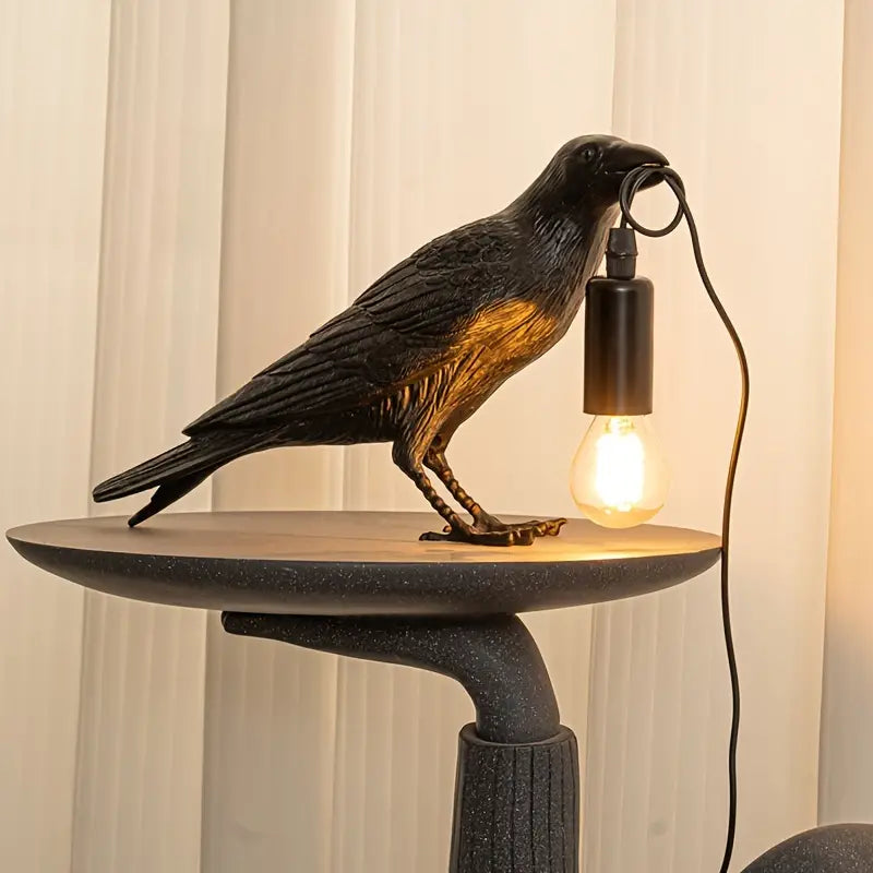 The Raven Decorative Nordic Bird Lamp Lattea