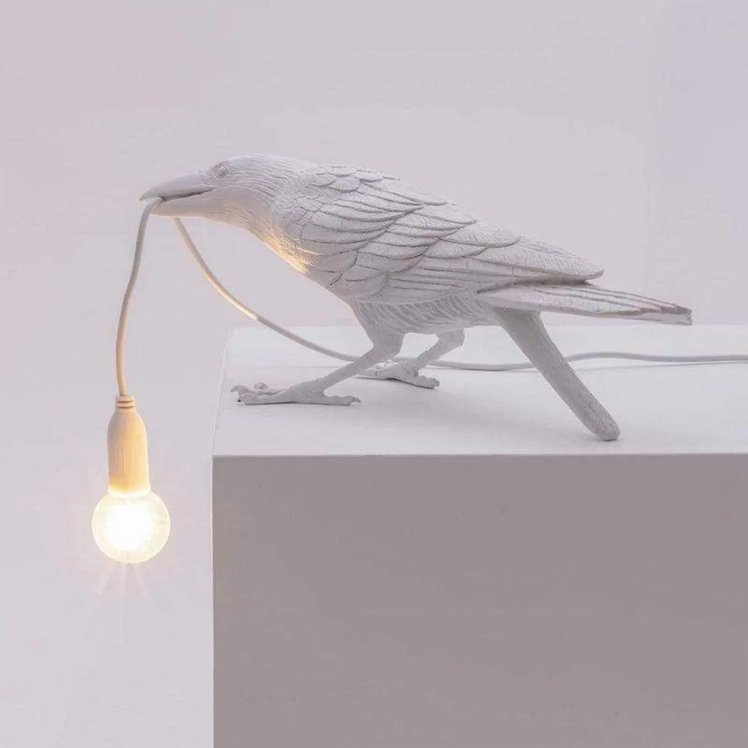 The Raven Decorative Nordic Bird Lamp Lattea