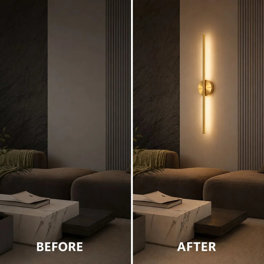 Rechargeable led wall lamp magnetic wireless remote stepless dimming - view 4