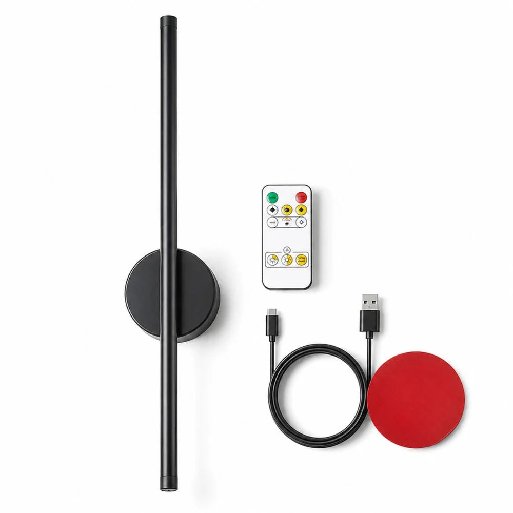 Rechargeable led wall lamp magnetic wireless remote stepless dimming - view 9
