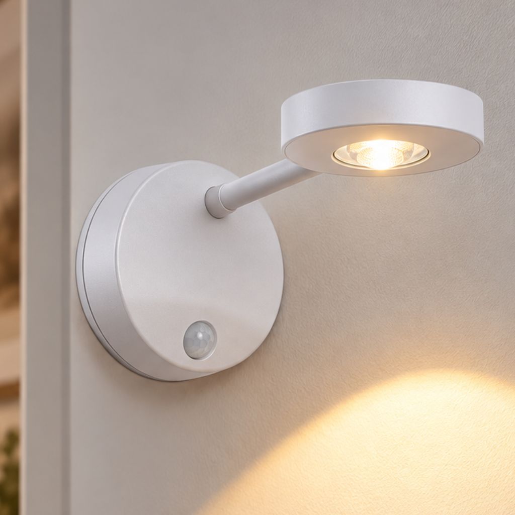 Rechargeable LED Wall Spotlight with Motion Sensor