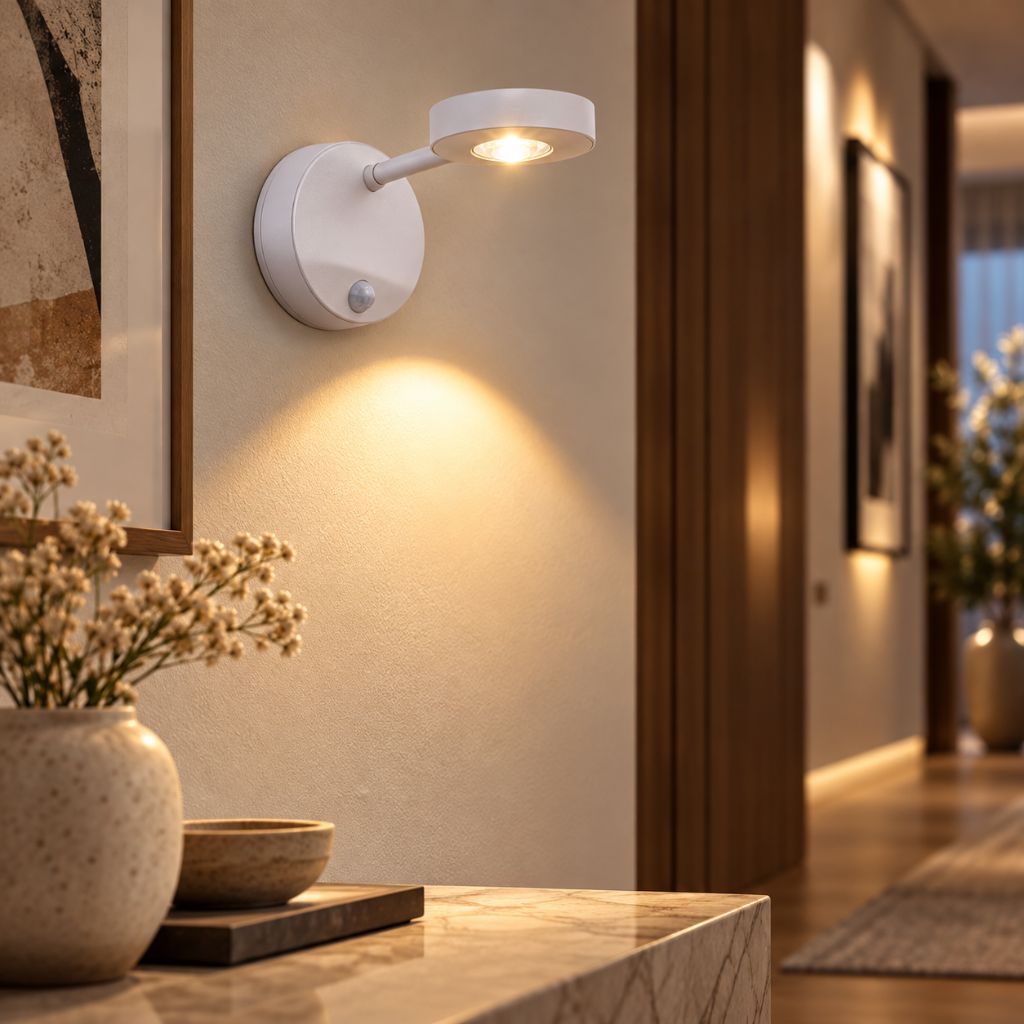 Rechargeable LED Wall Spotlight with Motion Sensor