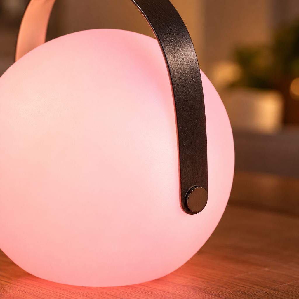 Rechargeable RGB LED Lantern with Handle and Remote Control