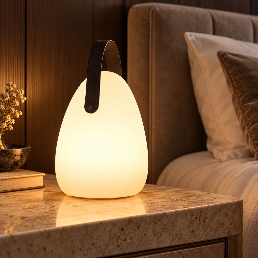 Rechargeable RGB LED Lantern with Handle and Remote Control
