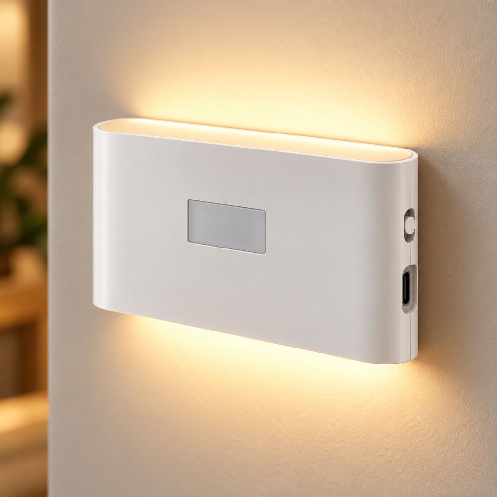 Rechargeable Up & Down LED Night Light with Motion Sensor