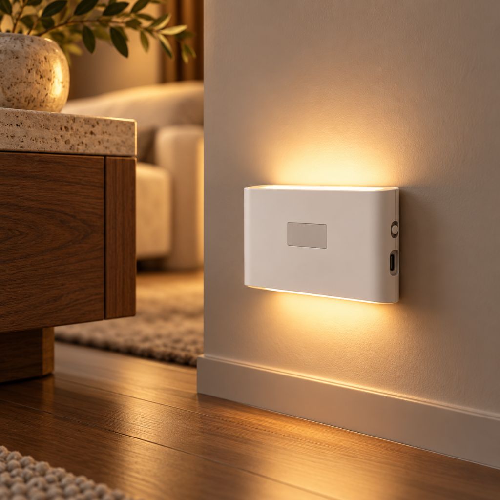 Rechargeable Up & Down LED Night Light with Motion Sensor