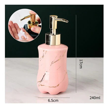 Refined Marble Soap Dispenser – Luxury Bath Accessory