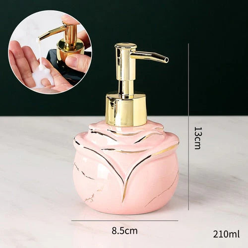 Refined Marble Soap Dispenser – Luxury Bath Accessory