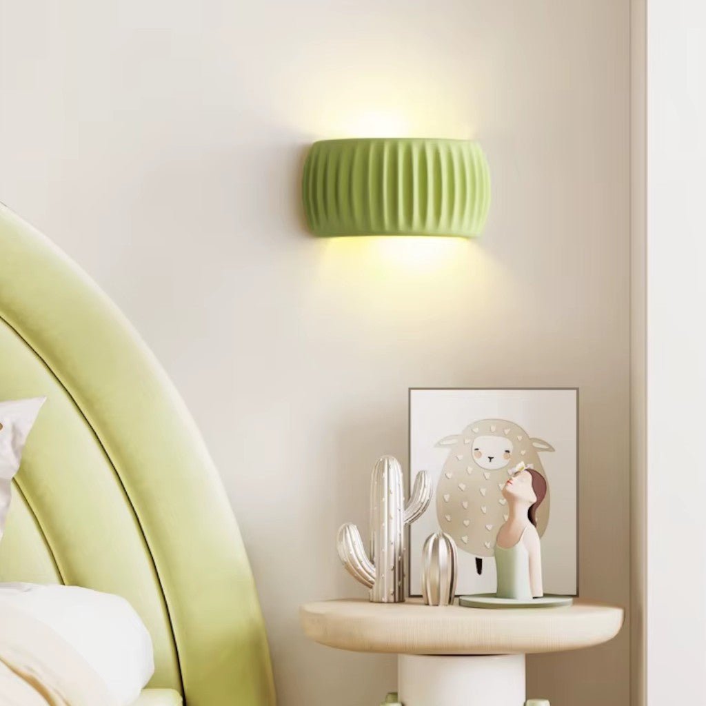 Resin Bedside Wall Light French Art Deco Style - Lattea Global