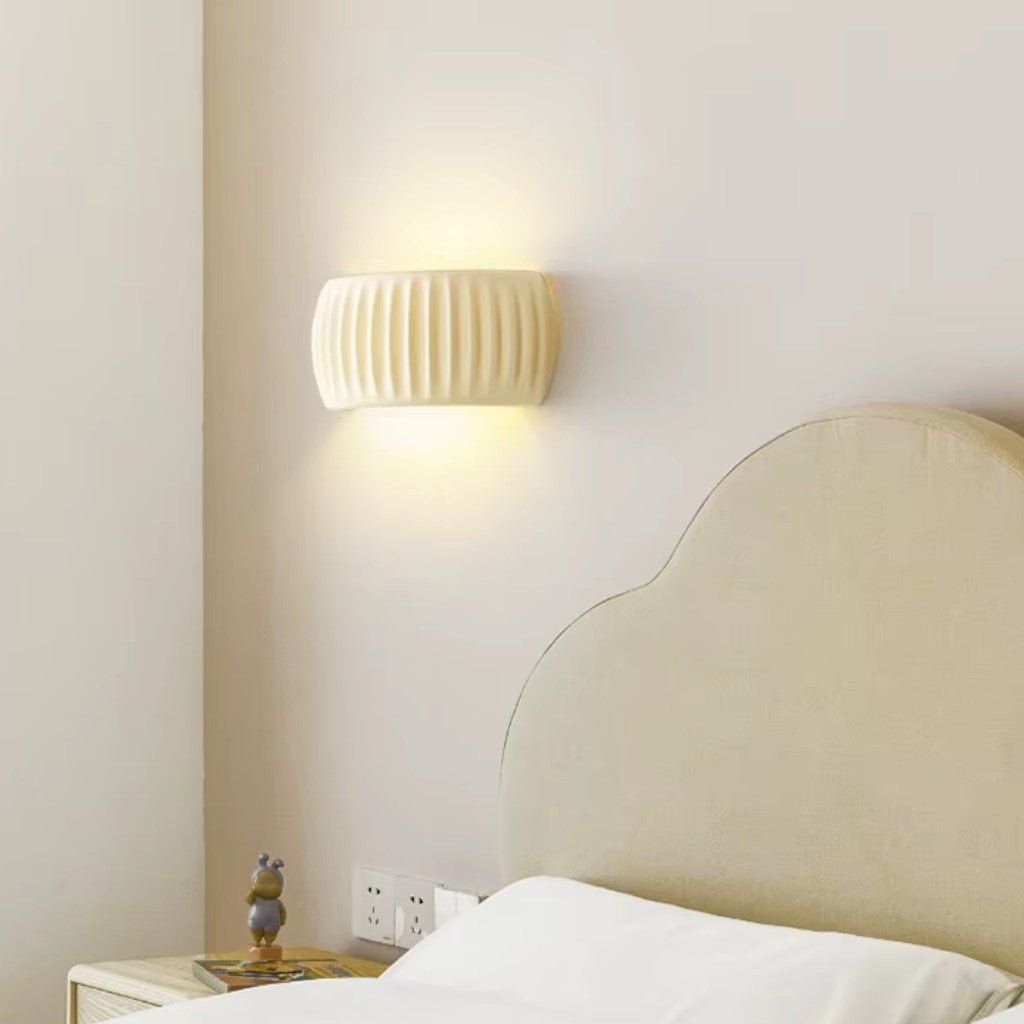 Resin Bedside Wall Light French Art Deco Style - Lattea Global