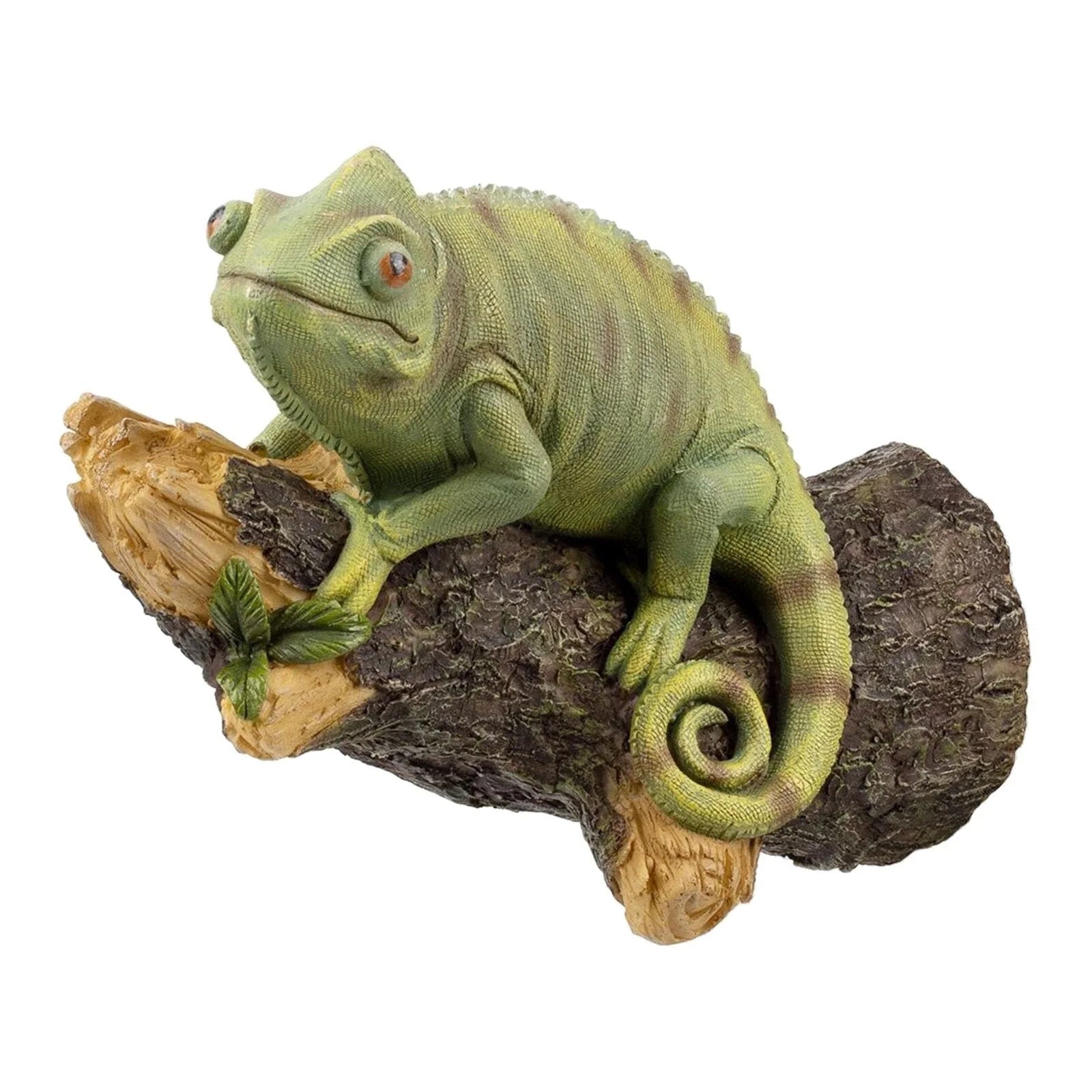 Resin Chameleon Figurine on Tree