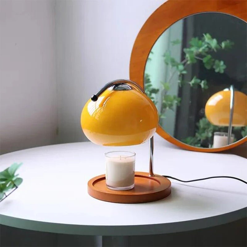 Retro Aromatherapy Candle Warmer and Table Lamp - Lattea Global