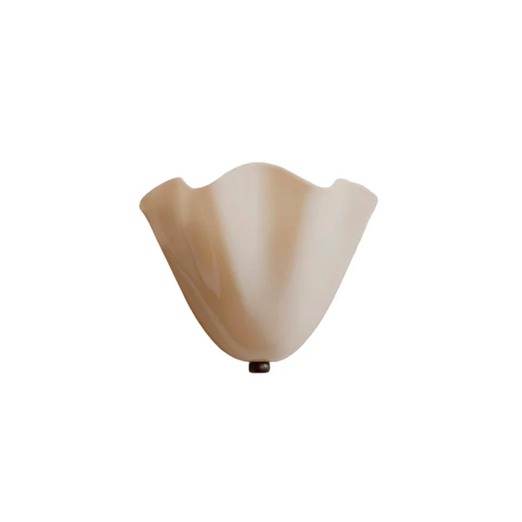 Retro Glass Shell Wall Light Sconce