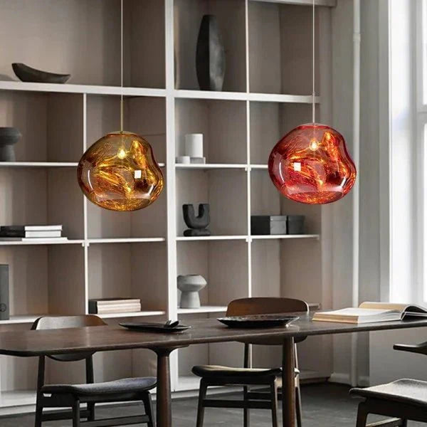 Modern Lava-Textured Pendant Light