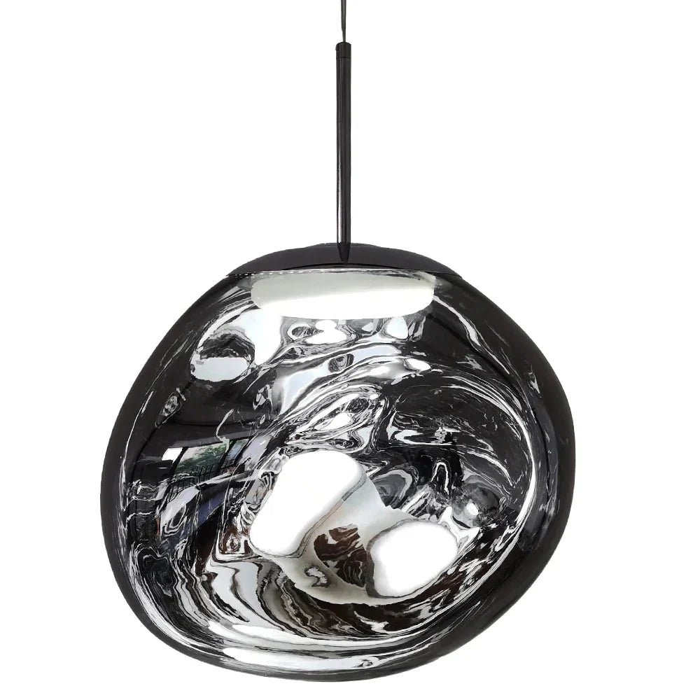 Modern Lava-Textured Pendant Light