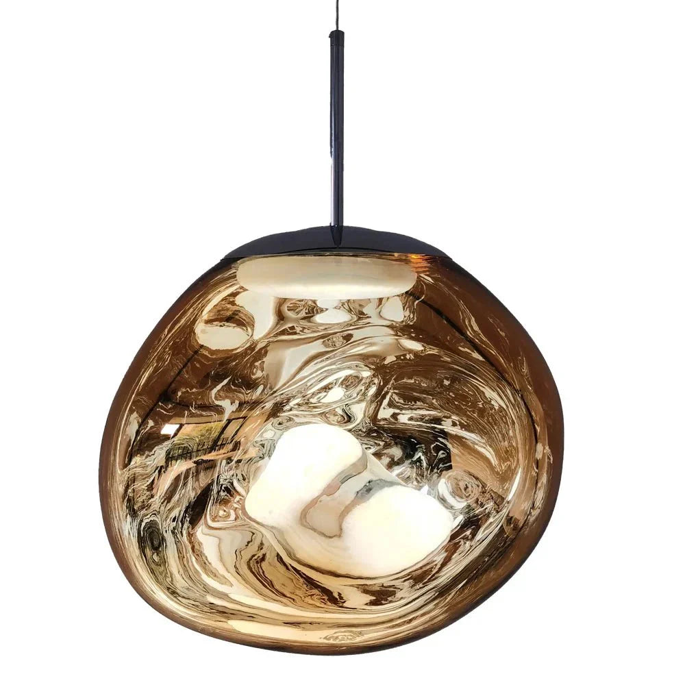 Modern Lava-Textured Pendant Light