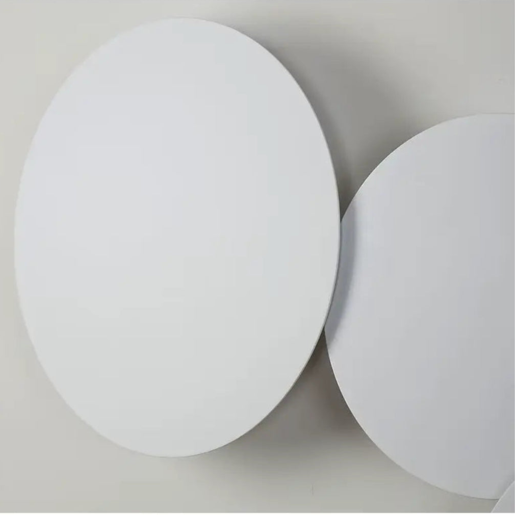 Round Backlit Sconce LED Wall Light for Interiors
