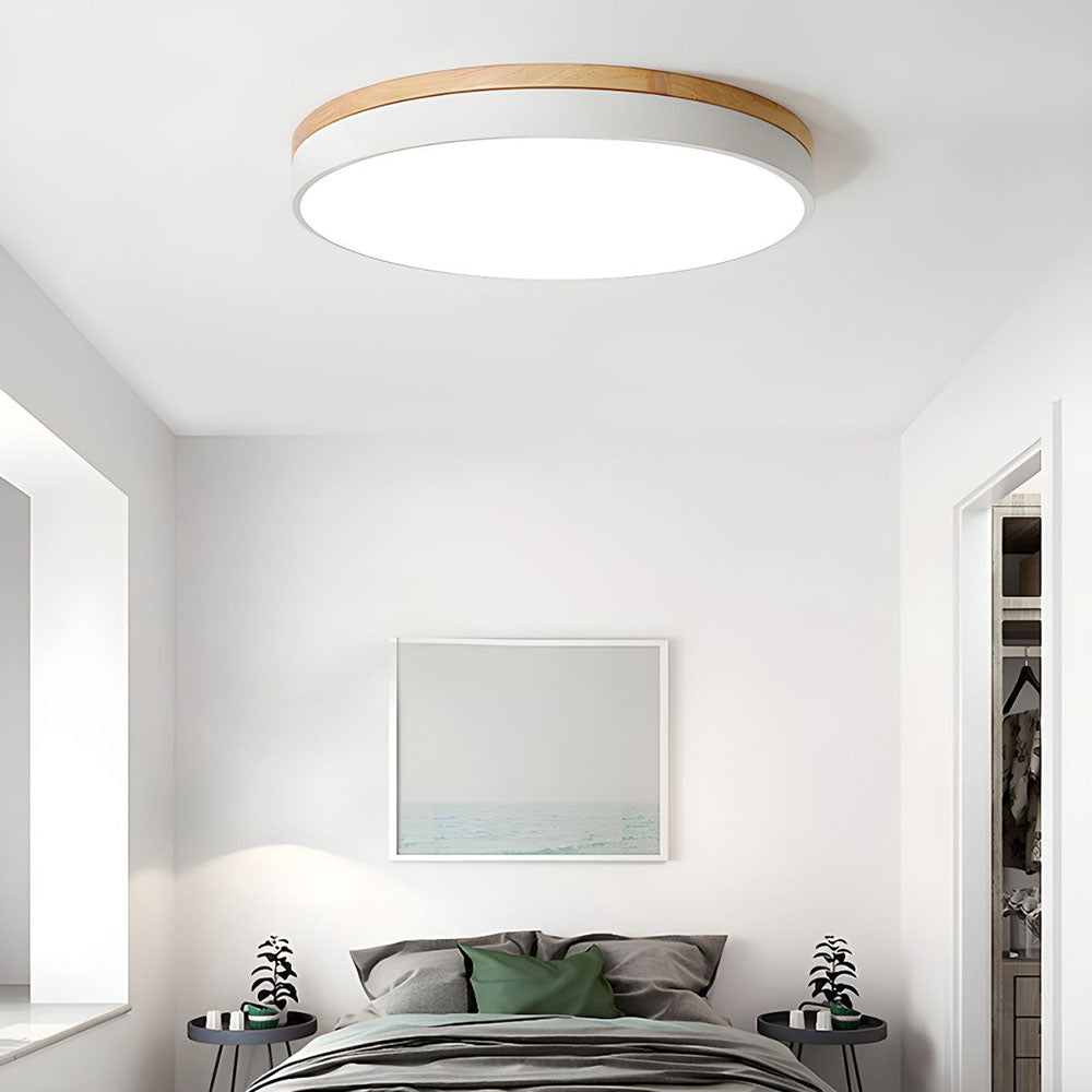 Ceiling Light Wooden LED Fixture Modern Design 5