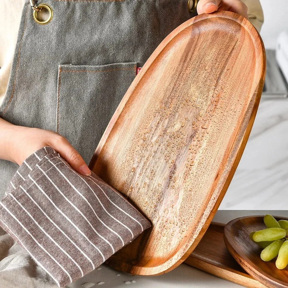 Royal Acacia Wood Serving Tray