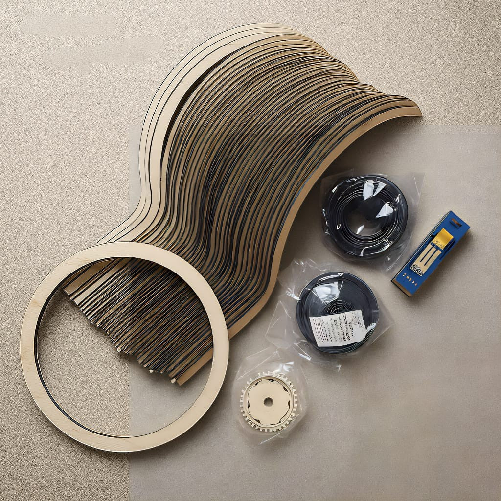 Rustic Wooden Cage Pendant Light