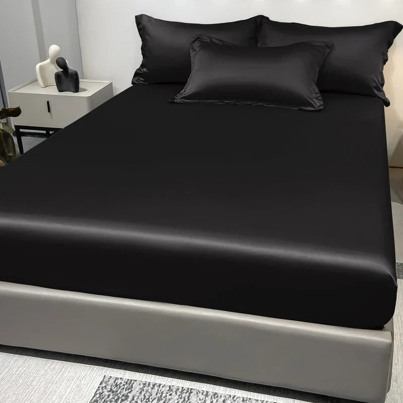 Satin Fitted Sheet - Lattea Global