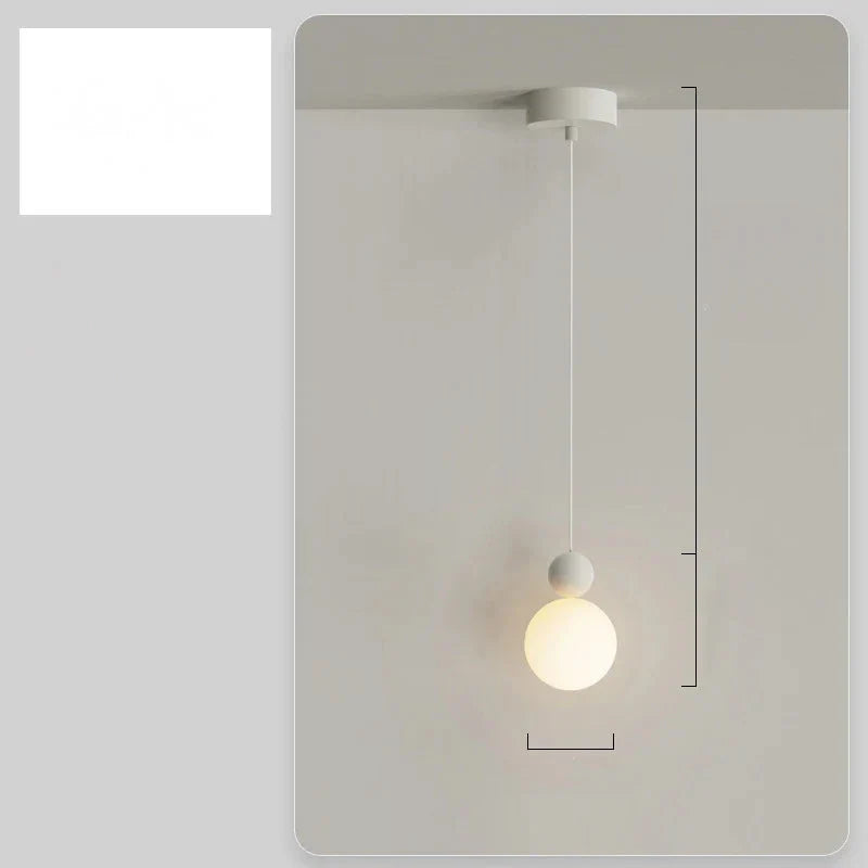 Minimalist Nordic Globe Pendant Light