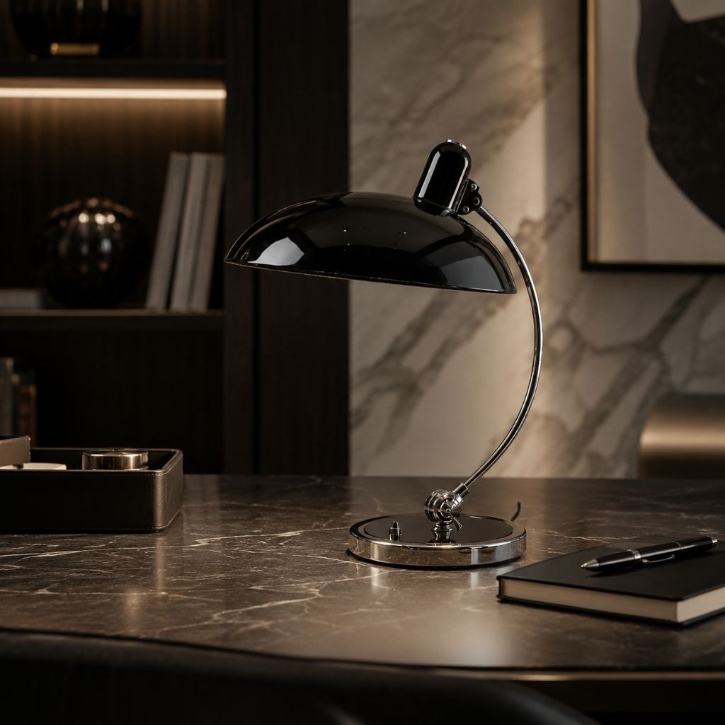 Scandinavian Metal Desk Lamp