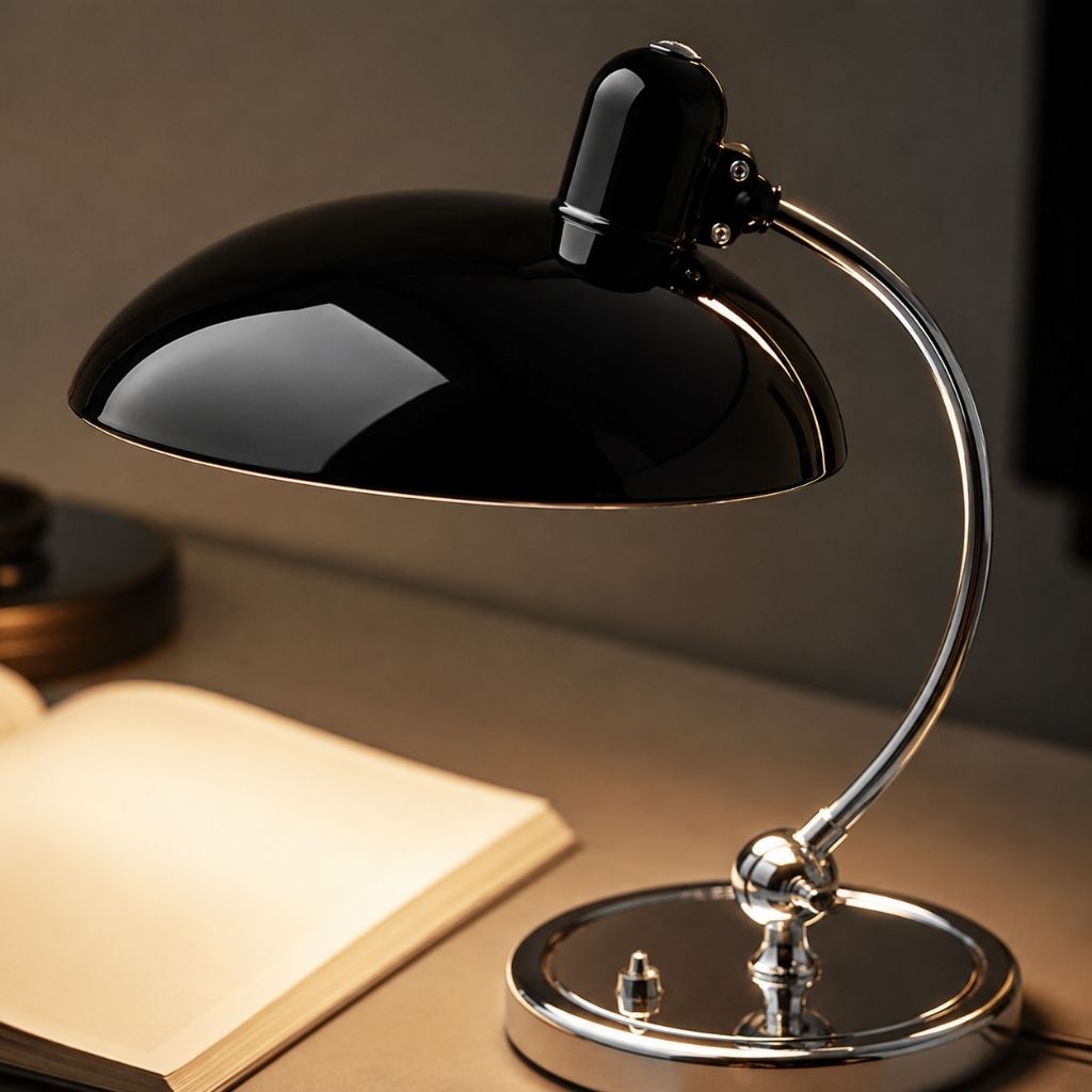 Scandinavian Metal Desk Lamp