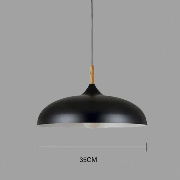 Scandinavian Oak LED Pendant Lamp