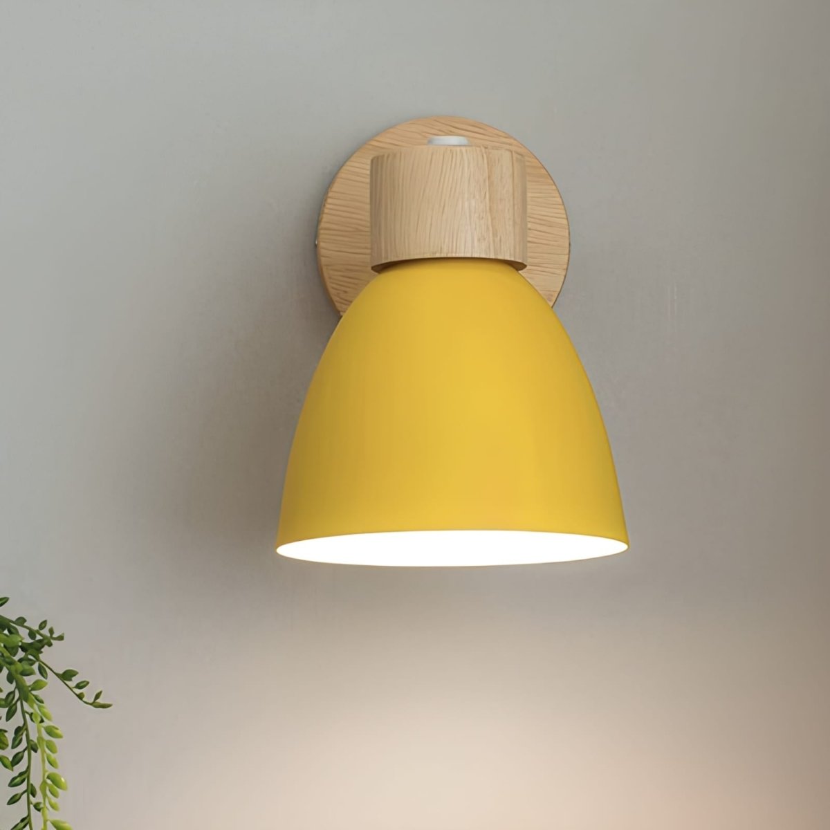 Scandinavian Wooden Wall Light Sconce - Lattea Global