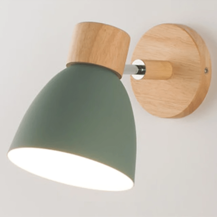 Scandinavian Wooden Wall Light Sconce - Lattea Global