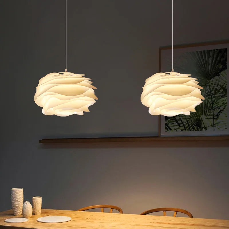 Sculptural Swirl Pendant Light