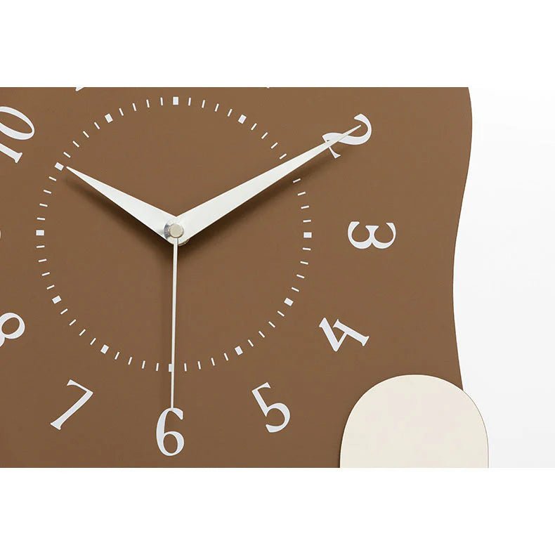 Silent Eco - Friendly Wooden Desk & Wall Clock – Modern 2 - in - 1 Minimalist Design - Lattea Global
